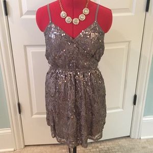 Express Sequin Dress NWOT